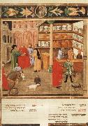 unknow artist Scene of Pharmacy,from Avicenna's Canon of Medicine oil painting picture wholesale